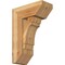 Ekena Millwork Olympic Slat Rough Sawn Bracket w/ Offset Brace, Western Red Cedar, 8"W x 18"D x 26"H BKT0806X18X26OLY06RWR - alternate 1
